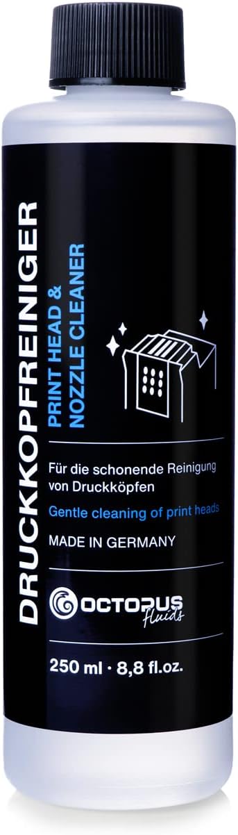 250ml Nozzle Cleaner, printhead Cleaner for Thermal and piezo printheads,for Brother, Epson, HP, Canon, Kodak and Lexmark Printers