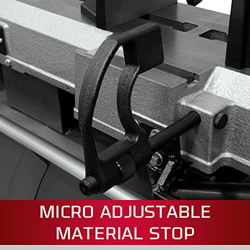 Jet Hvbs-712D, 7" X 12" Deluxe Metal Bandsaw, 4 Speed, 3/4Hp, 1Ph 115/230V (414560) #TOP3