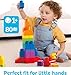 MEGA BLOKS First Builders Toddler Blocks Toys Set, Big Building Bag with 80 Pieces and Storage, Blue, Ages 1+ Years