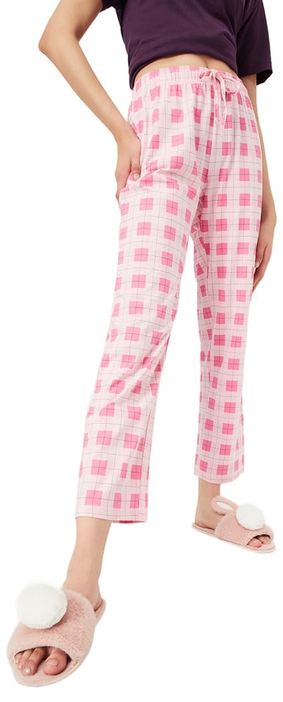 max Women's High Rise Cotton Pajama Bottom Regular Fit Casual Style Pant-picture-50