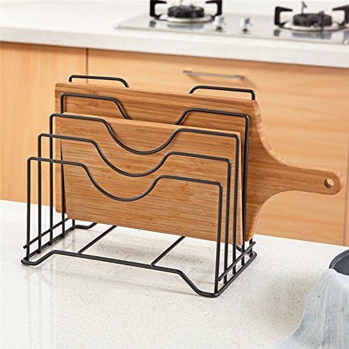 Ligege Kitchen Storage Racks, Kitchenware Organizer Shelf Baking Sheet & Tray Storage Rack