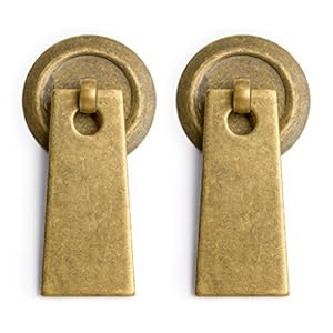 Hardware Philosophy Art Deco Leaf Brass Hardware Pulls 27 Inches Set of 2 Architectural Interior Design Furniture Cabinet Customization Hardware