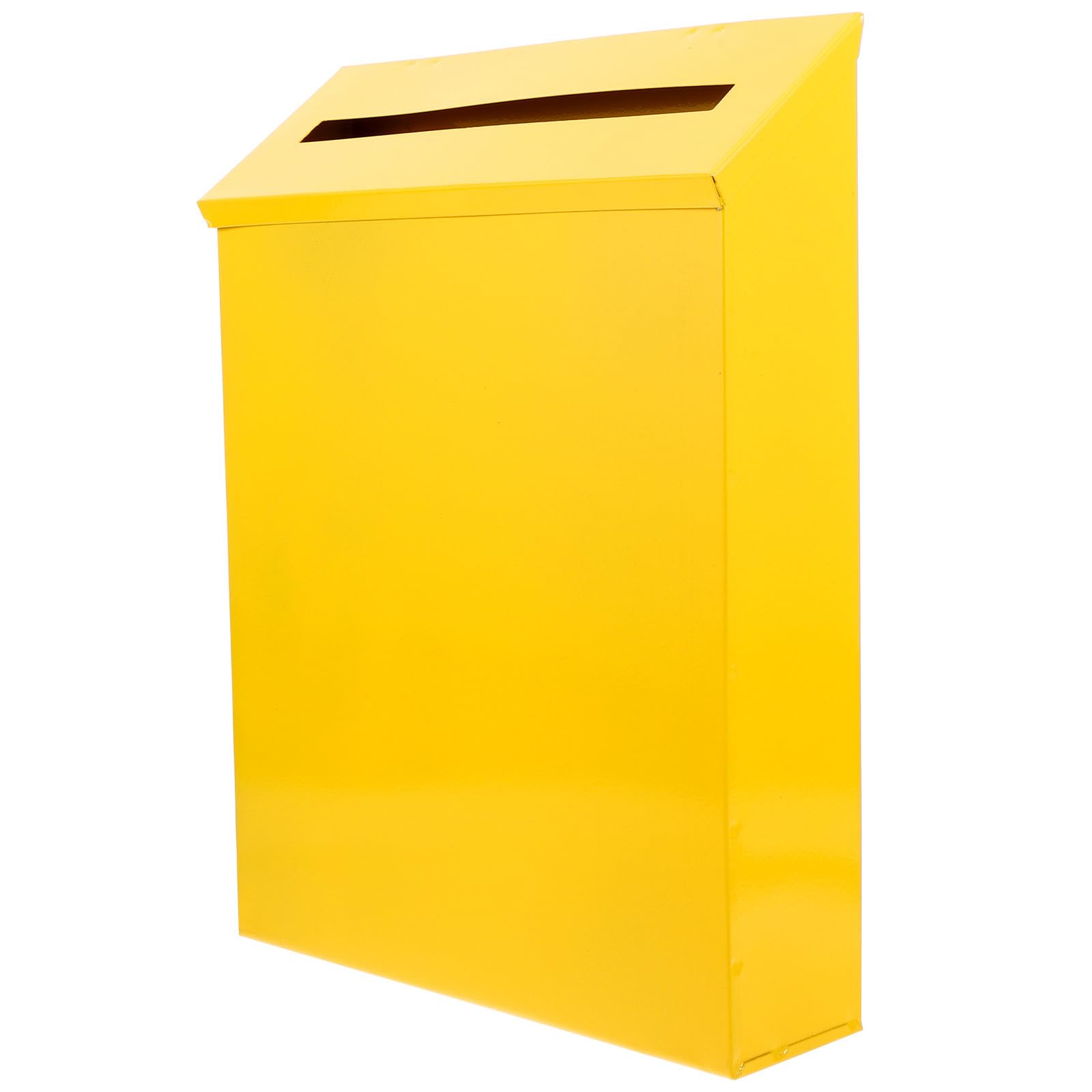 Boîte aux lettres décorative jaune YARNOW pour embellir les murs et allées de votre jardin