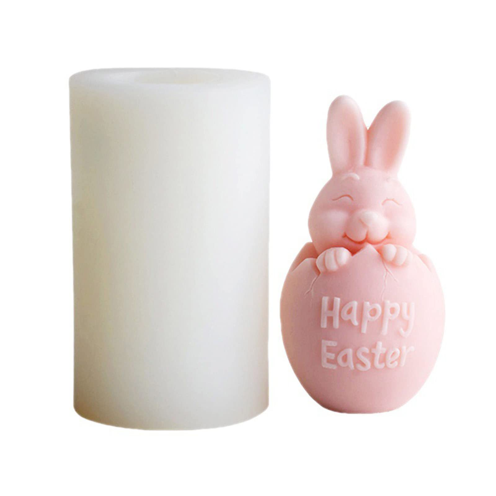 Tsophreniq 3D Egg Silicone Soap Mold Easter Day Fondant Cake Decorating Making Resin Clay Molding Baking Silicone for Resin