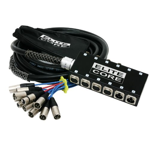 Elite Core PS8425 8 x 4 25' Stage Snake - 8 Sends 4 Returns