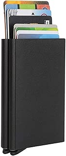 Card Holder, Men Credit Card Holder, Slim Card Case Front Pocket Anti-theft-RFID Auto Pop up Travel Thin Wallets for Men - coolthings.us