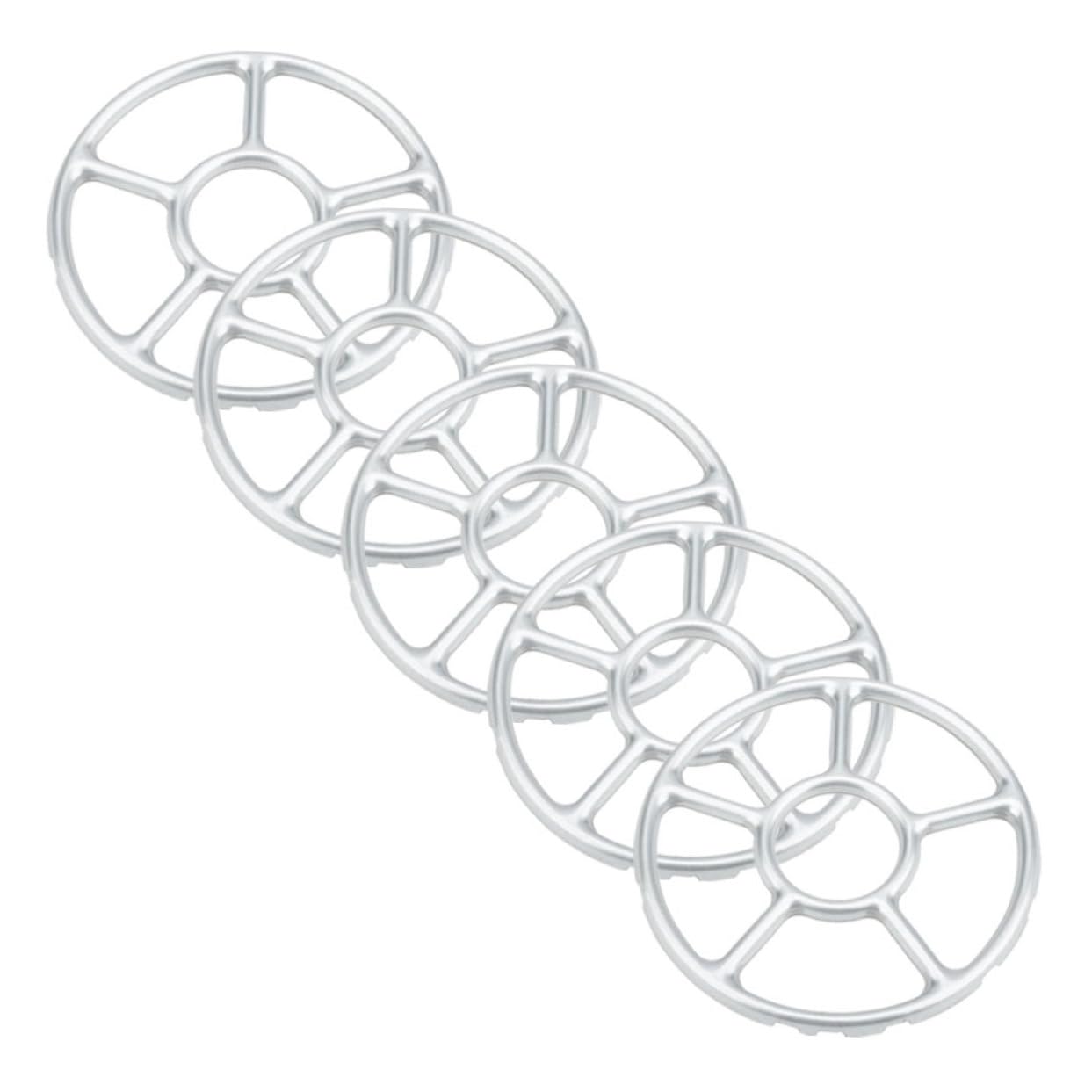 5pcs Gas Stove Rack Wok Holder Ring High-temperature Resistant Stove Trivet for Kitchen Easy to Clean Wok Stand for Gas Stove Stable Support for Pots
