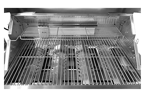 Cycence Cy-Gr0434Cv-R 32 Inch 4 Burner Professional Built-In Gas Grill, Lpg Or Natural Gas, Professional Stainless Steel With Free Rotisseries Kit #TOP6