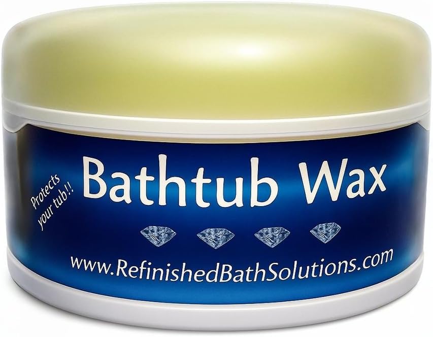 Bathtub Wax The Original Tub Protector - Best Tub Cleaner Polish - Best Polish To Protect Tubs - Prolongs Tubs Life - Ekopel 2k's Prefered Wax - Allows For Easy Cleaning