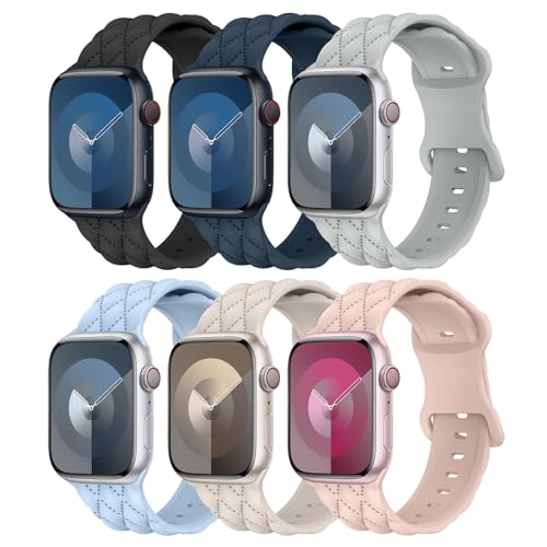 Apple Watch�p�X�|�[�c�o���h ���f�B�[�X �����Y 44mm 45mm 46mm 42mm 49mm �s���͗l�̍���X�g���b�v iWatch Series 11 10 9 8 7 6 5 4 Ultra 3 2 SE�p 6�{�p�b�N
