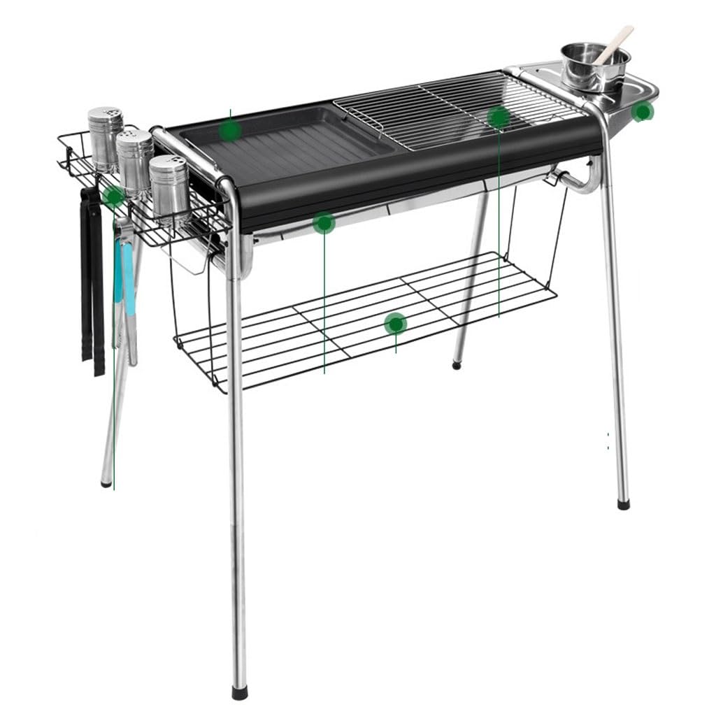 Poêle à Barbecue Charbon de Bois pour vos Soirées en Famille au Jardin