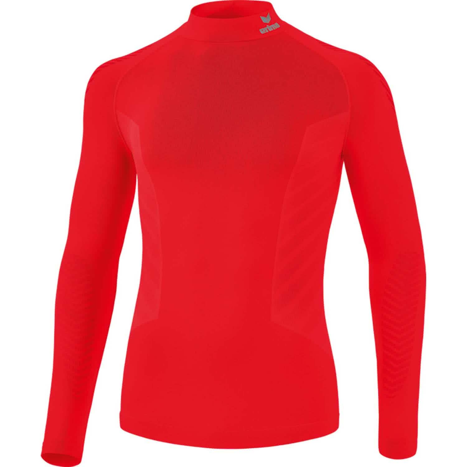 Erima Unisex Athletic Longsleeve 2.0 Turtleneck Functional Underwear (2252111), red, M