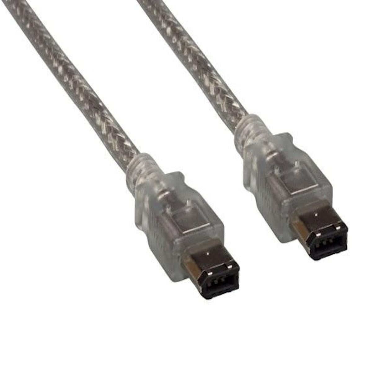 6 ft. IEEE 1394a FireWire 400 6-pin to 6-pin Clear