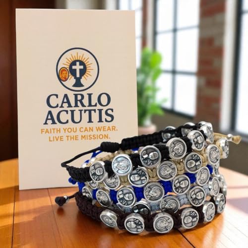 Dizainier Carlo Acutis bracelet ajustable résistant qui ne casse pas
