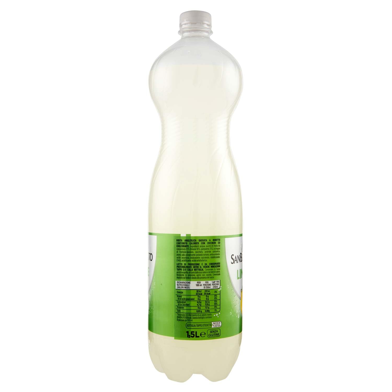 San Benedetto Limonada Italiana Bebida de Limón Sin Alcohol 1.5l
