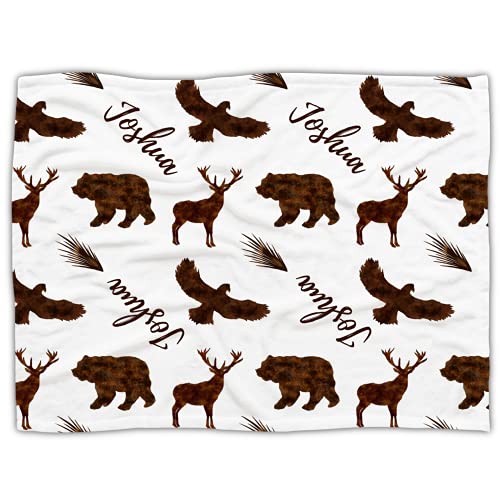 Personalized Baby Blankets - Custom Baby Blanket for Boys - Receiving Baby Blanket Boy - Newborn Baby Boy Custom Blanket - Personalized Baby Blanket - Toddler Blanket - Joshua (30" x 40")