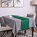 WAITER TREE Velvet Spring Table Runner 14x71 Inch Dresser Scarf Luxury Rustic Farmhouse Emerald Green St. Patrick's Day Easter Table Runners for Home Dining Coffee Table Bedroom Decoration