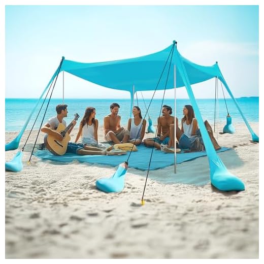 Best upf beach umbrella WILDPATH Portable Beach Canopy Tent