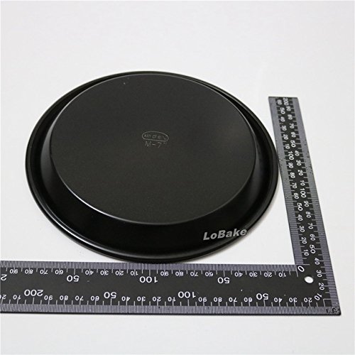 Latest 7 inches 1.7cm depth nonstick coating metal round shape pizza