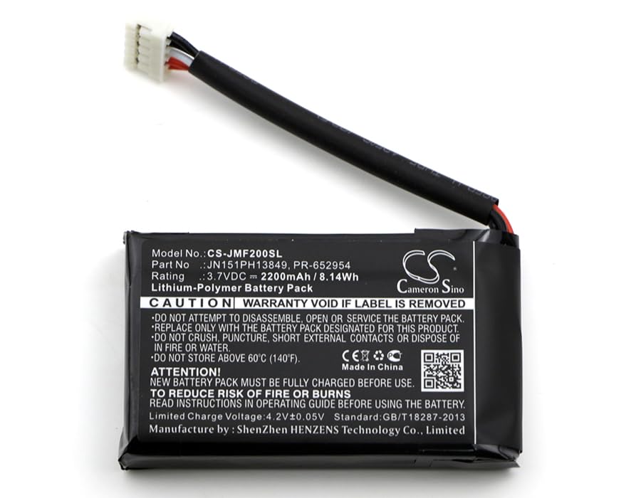 FYIOGXG CS Battery for JBL Flip 2 (2014), Flip II (2014) PN:JBL JN151PH13849, PR-652954 2200mAh / 8.14Wh