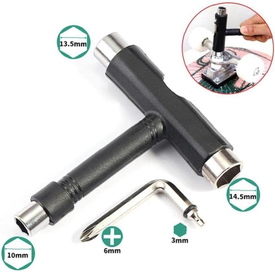 Skate Repair Tool Multifunctional Portable Skateboard Phillips Screwdriver Set for Teens Boys