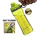 Bonison Sports Bottle Water with Flip Top Lid Leak Proof BPA Free Drinking Water Bottle for Travel Yoga Running Outdoor Cycling and Camping, 14 oz, Green