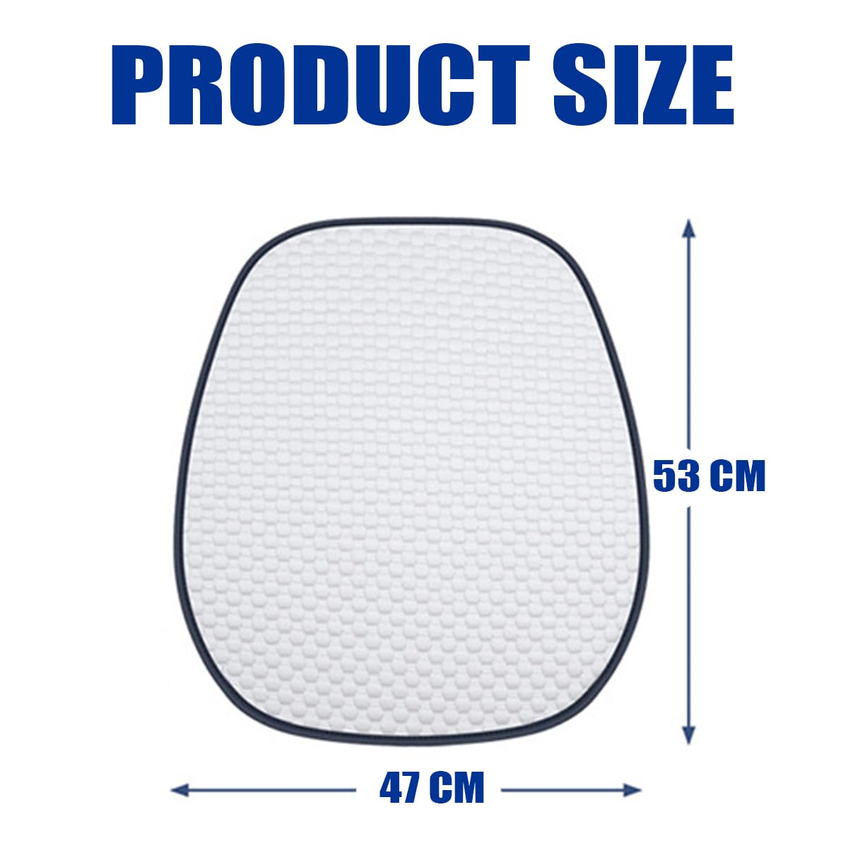 JNNJ 2 Pezzi Universale Cuscino per Sedile Auto, Coprisedile Auto Anteriori Soft Confortevole, Cuscino Sedile Auto Anteriore Antiscivolo, per Interni Autoveicoli Coprisedile Tappetino(Nero)