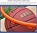 Basketball Flex Hoop - Heavy-Duty Basketball Hoop Indoor & Outdoor | with 2 Strap for Tree, Backyard, Fence, Gym, Garage, Pool & Basketball Court(Orange)