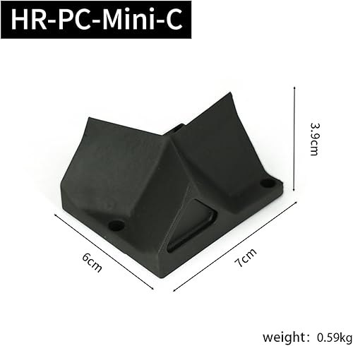 Miniatura 2 de Mini divisor de madera portátil para leña para estufa de leña, chimenea y hogueras, divisor de troncos pequeño manual negro, 1.3 libras, ligero