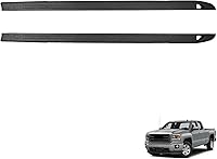 KMTOSA 2PCS Truck Bed Molding for 2014-2019 GMC Sierra 1500/2500HD/3500HD OE 22763059/22763058 Black