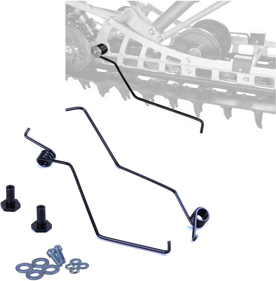 Mallofusa Snowmobile A Pair Way Cool Snow Ice Scratchers Spring Rear Suspension Set Kit for RSI Racing SS-1 Universal fit
