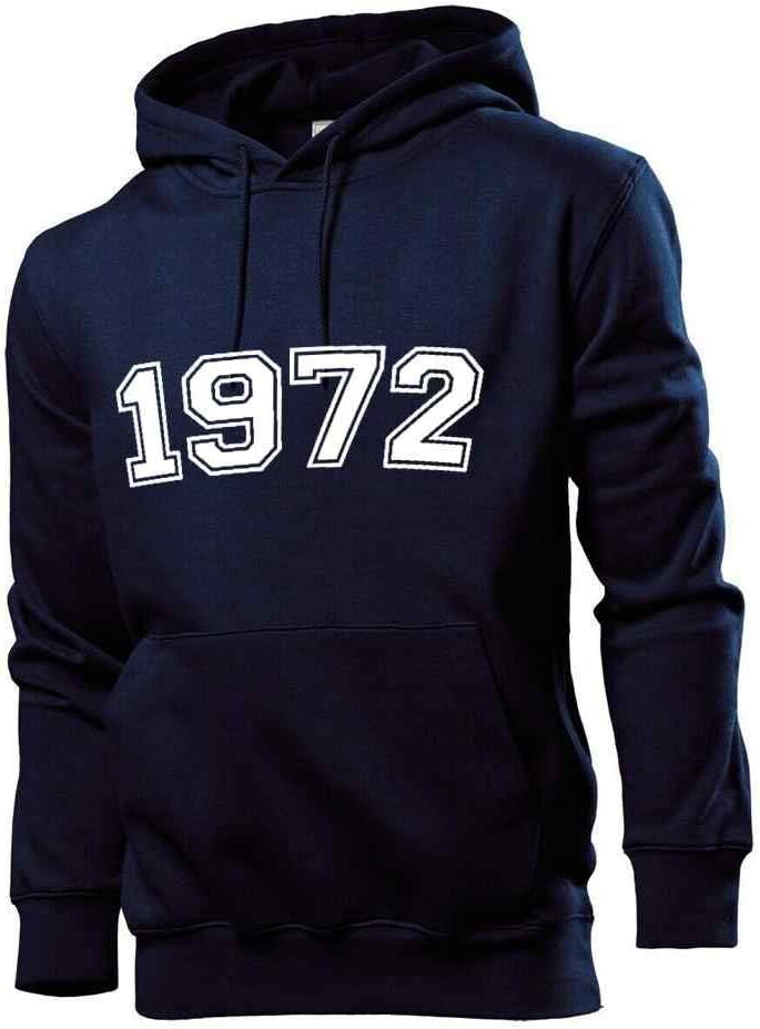 Felpa Con Cappuccio Generisch 1978 Per Uomo, Blu Navy Taglia M, Nati Nel 1978 - 5