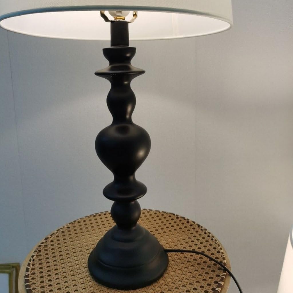 Lampka nocna dekoracyjna lampa stołowa chińska żywica retro tkanina lampa stołowa kreatywny salon sypialnia hotel willa dekoracyjna nowoczesna lampa dekoracyjna dla Zuhause(B)