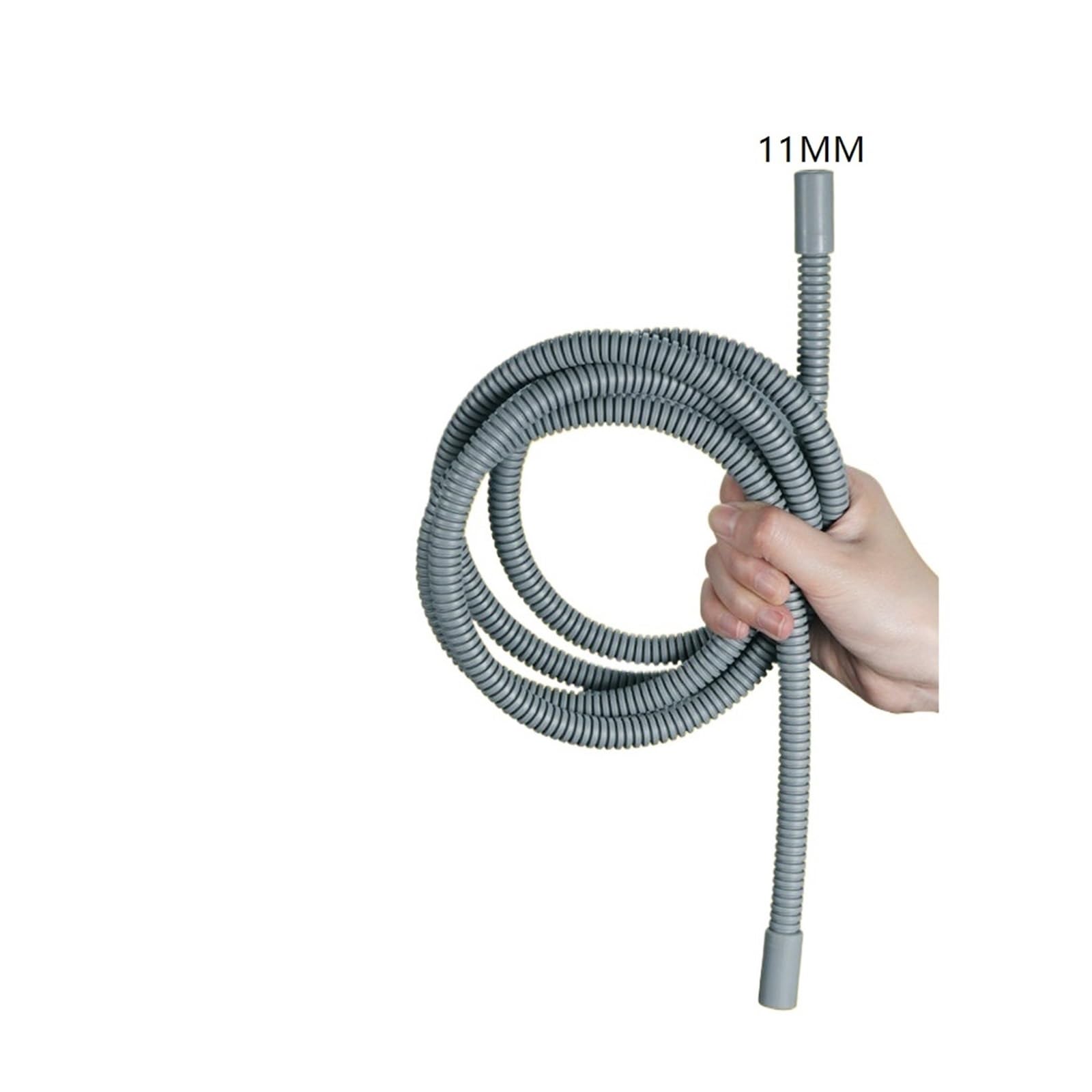 Tubo Flessibile Di Scarico Calibro 10 Mm For Asciugatrice, Prolunga For Tubo Di Scarico For Lavatrice E Asciugatrice, Lunghezza 0,2 M-2 M, Soffietto(2m)