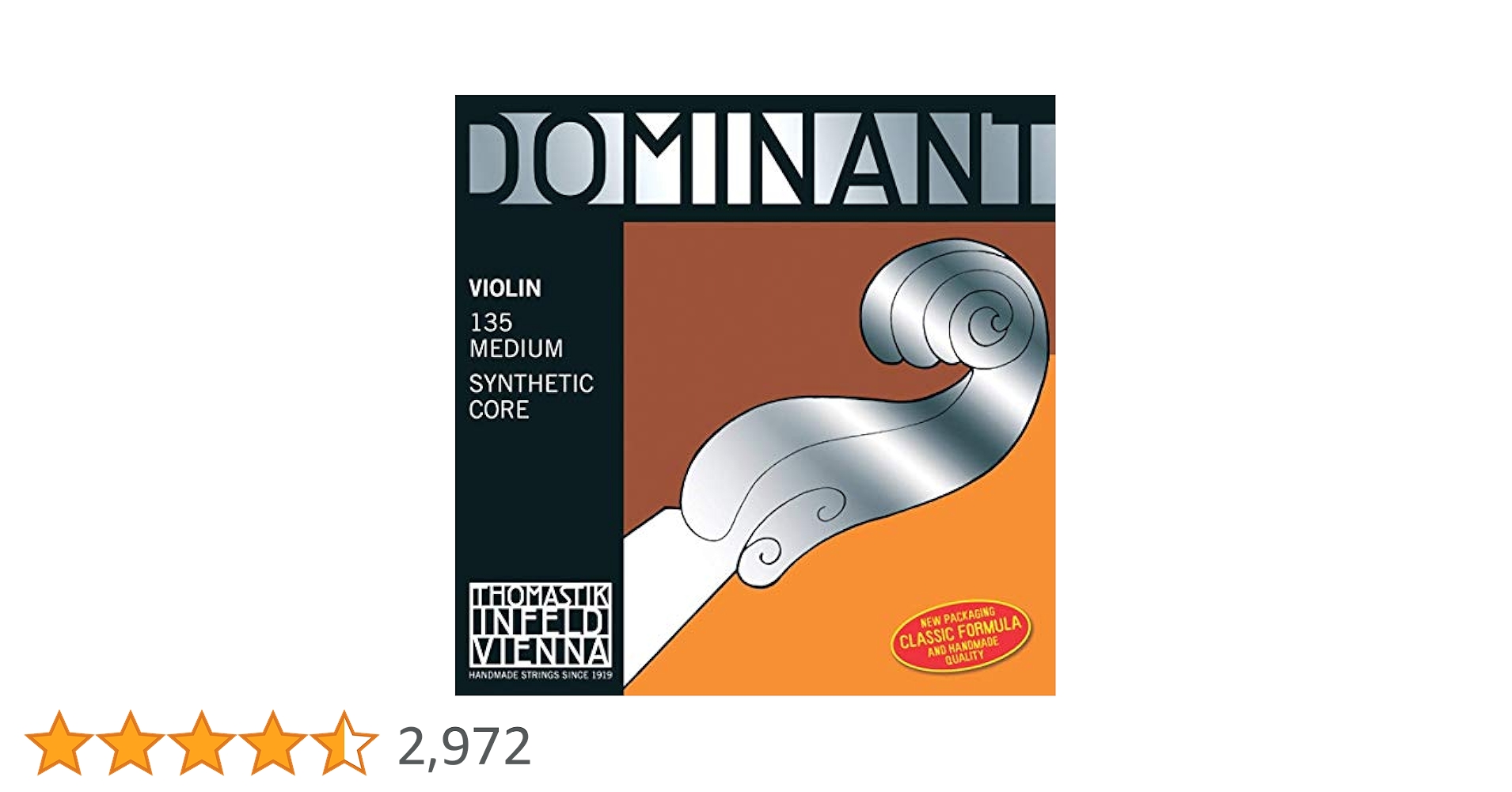 Amazon.co.jp: Dominant ドミナント 4/4バイオリン弦セット(E線