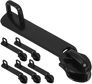 荷物用ジッパープル交換キット 高耐久ジッパースライダーとプーラー スムーズな操作と簡単な交換 衣類やバッグ用 ユニバーサルジッパー修理ツール 6個セット