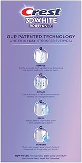 Crest 3DWhite Brilliance Deep Stain Remover Brilliant White Toothpaste - 3.1oz/2pk