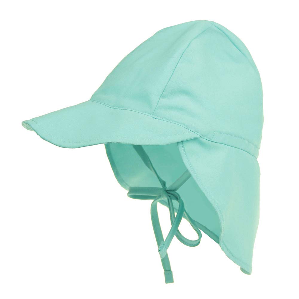 LACOFIA Sombrero de Playa de protección Solar para bebé Gorro de Verano de Solapa Ajustable Super Suave para niños