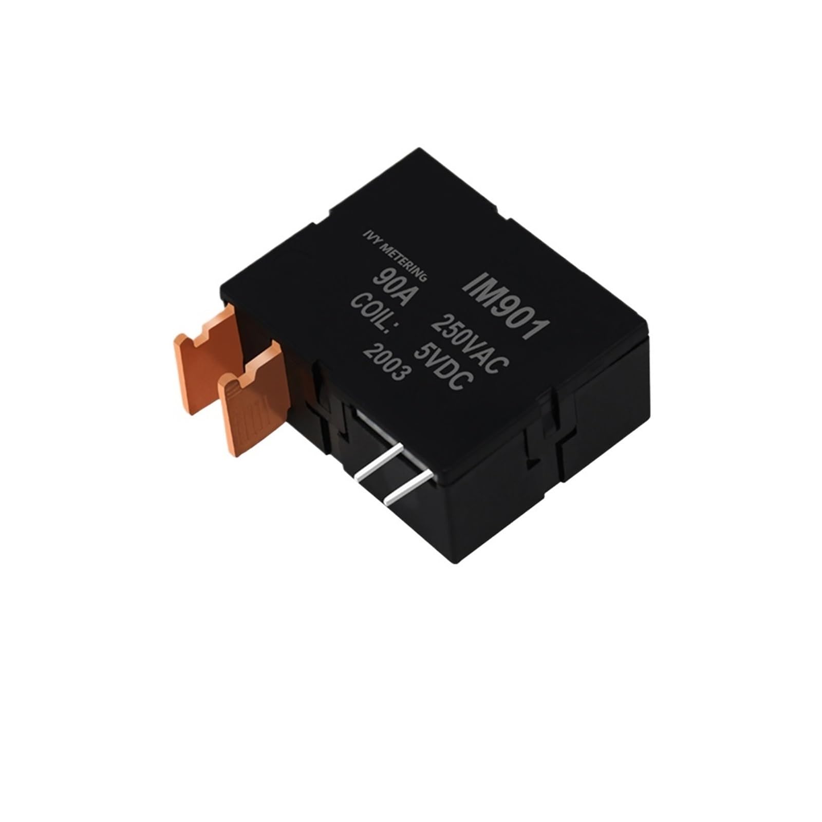 BALYDLUL Meter Components 90A 250VAC Coil 12VDC Control Switch Single Phase High Power AC Latching Relay(1 Coil 12VPCBMount)