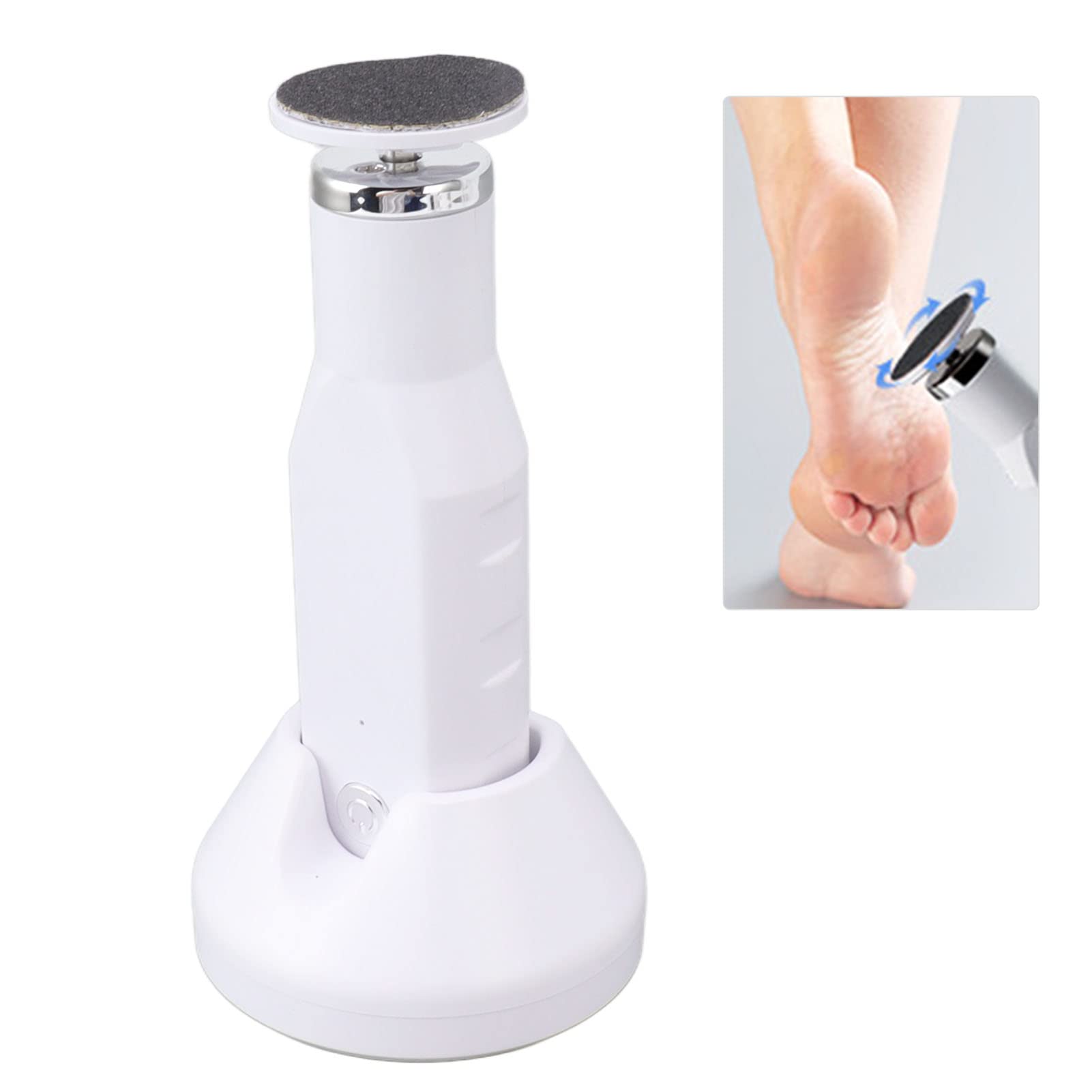 Electric Foot File, Electric Callus Remover Removable Washable Adjustable USB Interface Electric Foot Callus Remover