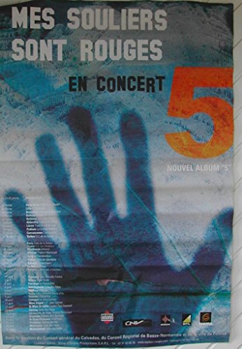 Poster Mes Souliers Sont Rouges 70X100Cm déco chambre