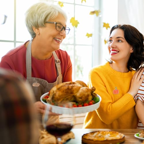 Image of Giegxin 40 Pcs Thanksgiving Pumpkin Pins for Backpacks Cute Sunflowers Fall Spice Lapel Pins Autumn Holiday Seasonal Brooch for Clothes Bags Accessories Gifts