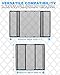 Altyostar RV Screen Door Protector for Dogs, Adjustable RV Screen Door Pet Protector Guard, Black(Patented Design)