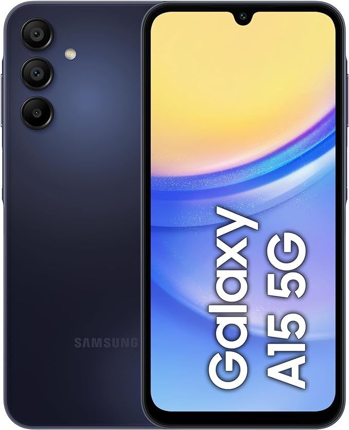 Amazon.com: Samsung Galaxy A15 5G Dual SIM, 128GB + 6GB RAM, Blue