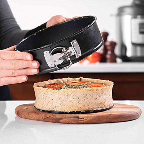 6 Inch Non-Stick Cake Mold Springform Pan With 50 Pcs Non-Stick Round Circles Parchment Sheet Nonstick Leakproof Cheesecake Pan #TOP2