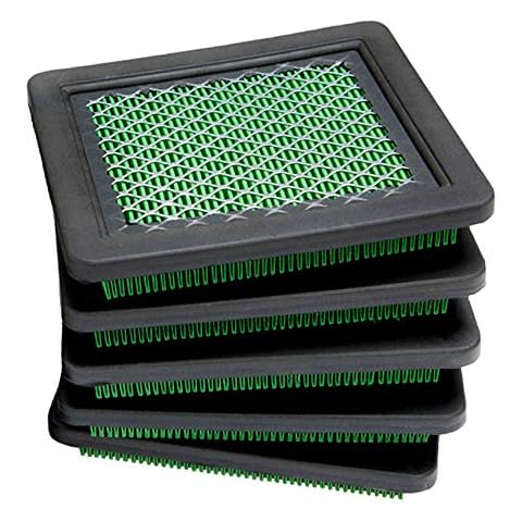 HEYZLASS 5Pack 17211-zl8-023 Air Filter, Compatible with Honda gc160 gcv160 gc190 gcv190 Engine Element and More, Lawn Mower Air Cleaner Cover