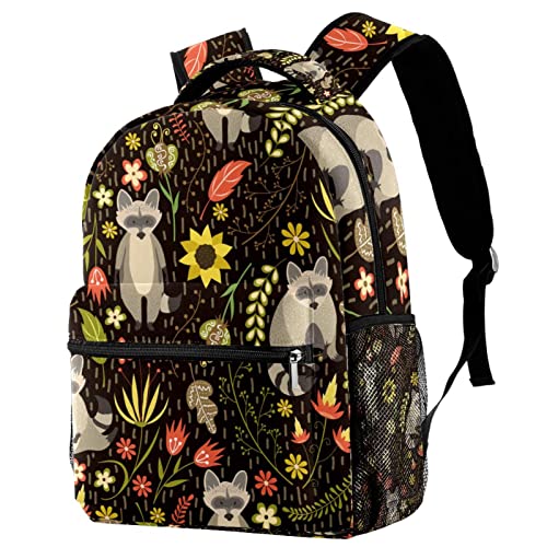 Mochila de mapache animal para universidad y actividades al aire libre libre de crueldad 1