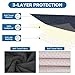 Tinecio Washable Non-Slip Seat Protectors, Waterproof Car SUV Truck Towel Seat Cover, Universal Car Protective Front Seats Covers for Gym Workout, Running, Swimming, Beach and Hiking