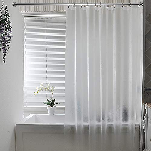 Prodigen Tension Curtain Rod,No Drilling Adjustable Tension Rod for Kitchen,Bathroom,Window,Bedroom,Balcony,Cupboard, Wardrobe, Bookshelf Room Divider Tension Rod Black 43-83 Inch - Thumbnail 3