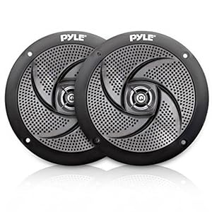 Low-Profile Waterproof Marine Speakers – 240W 6.5 Inch 2 Way 1 Pair Slim Style Waterproof and Weather Resistant Outdoor…